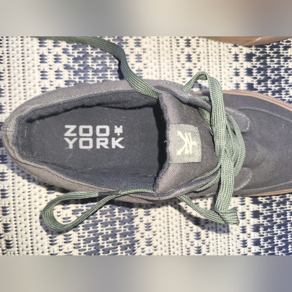 Men's Size 12 Green Canvas Zoo York Shoes - Picture 4 of 6